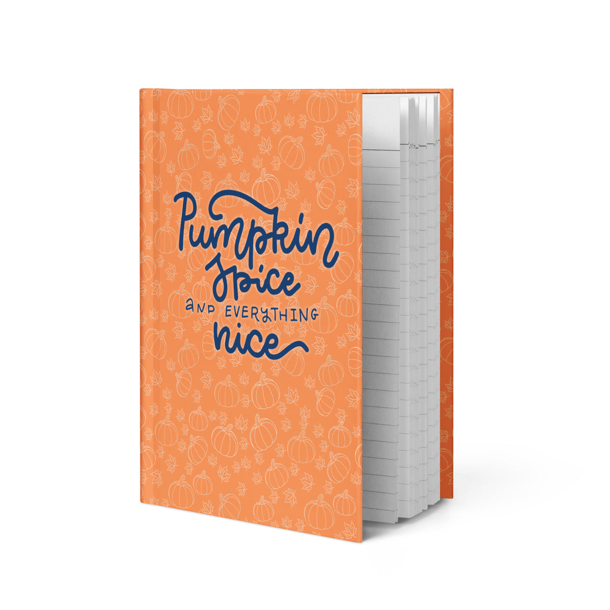 Pumpkin Spice Hardcover Journal