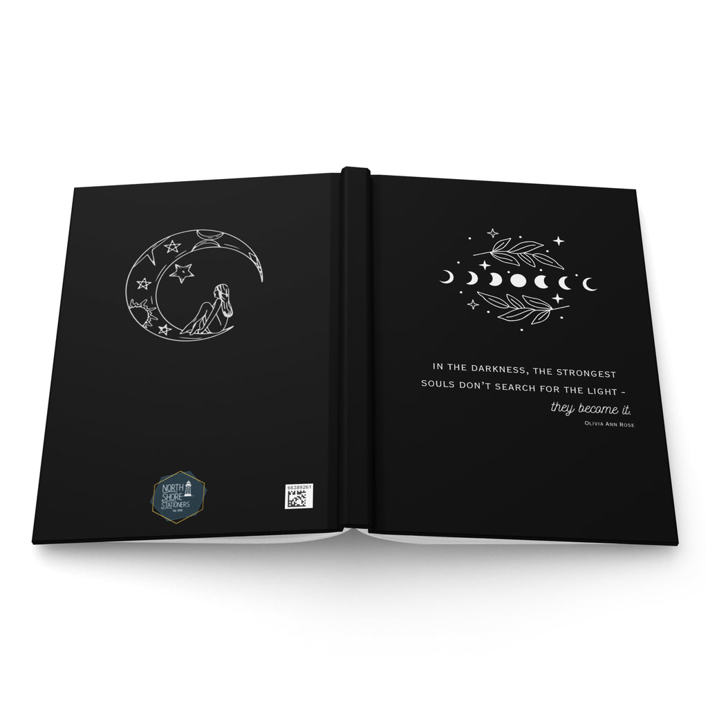 Moon Phases Hardcover Journal