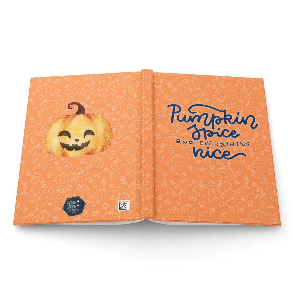Pumpkin Spice Hardcover Journal