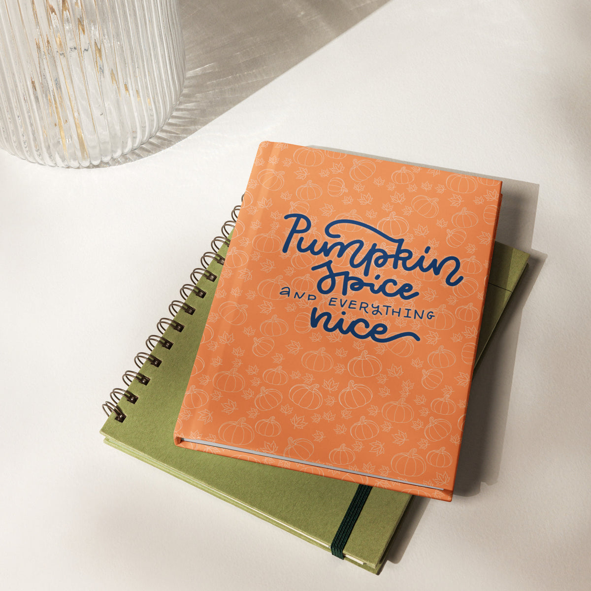 Pumpkin Spice Hardcover Journal