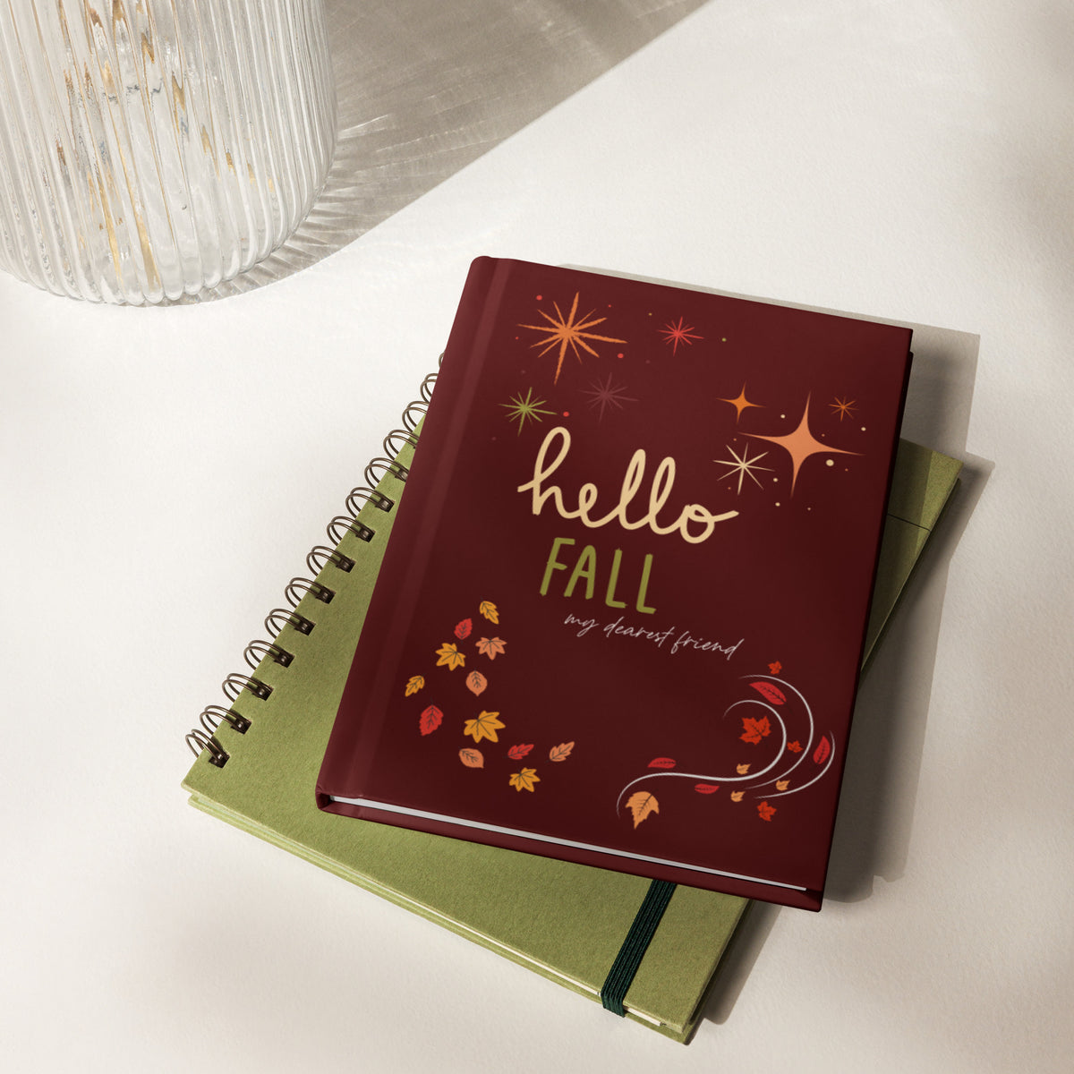 Hello Fall Hardcover Journal