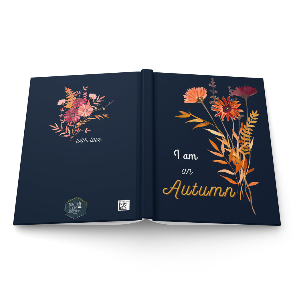 I am an Autumn Hardcover Journal