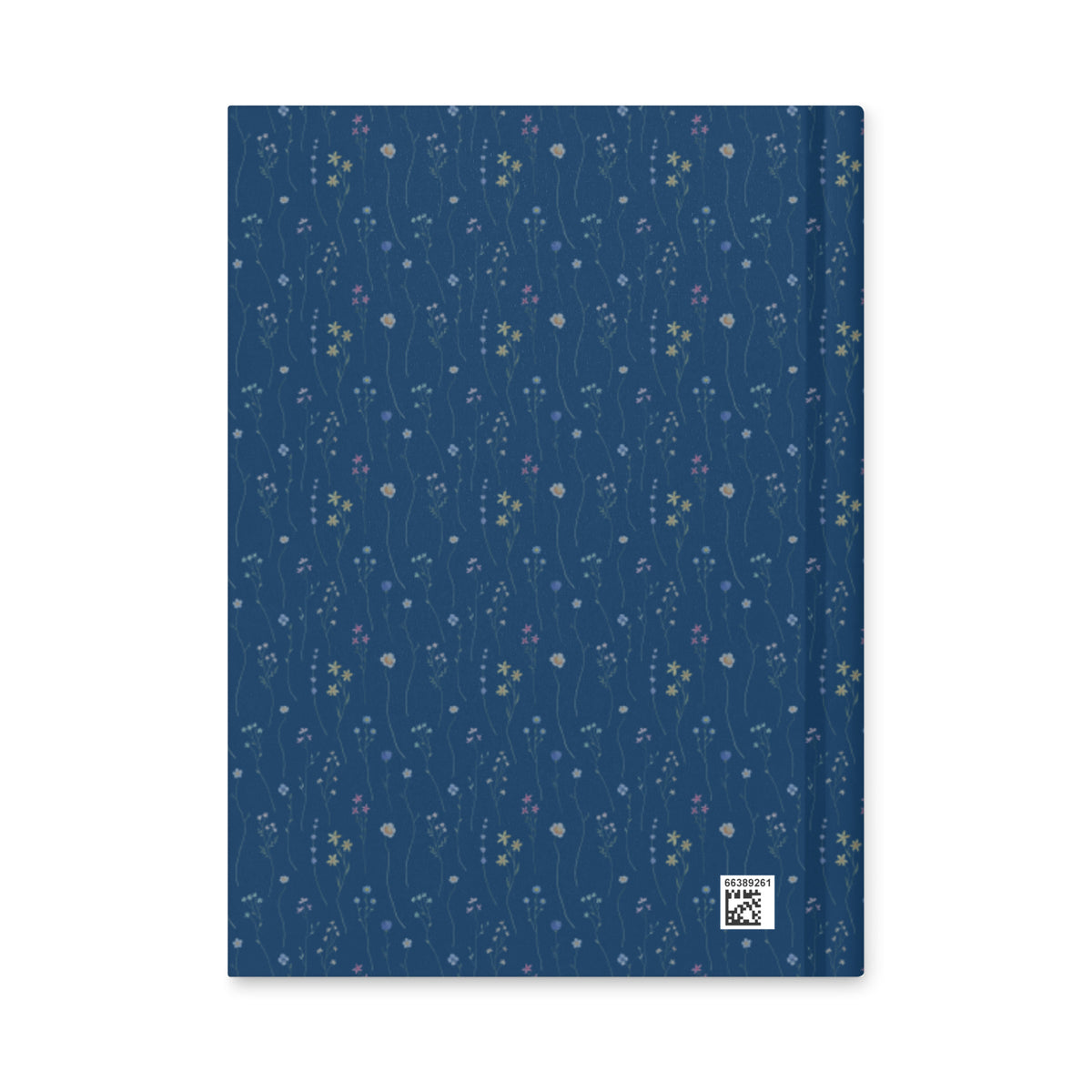 Floral - Navy Hardcover Journal