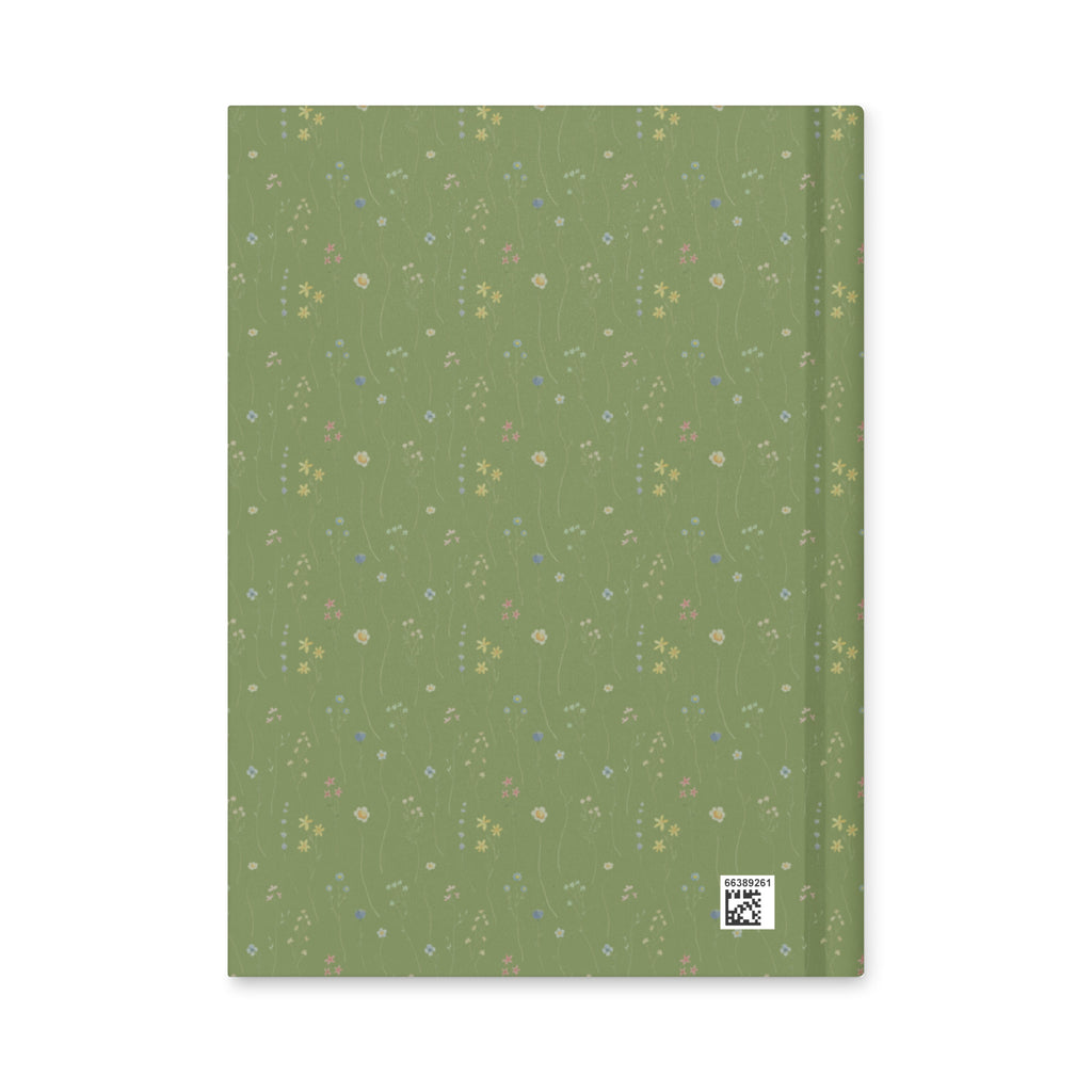 Floral - Green Hardcover Journal