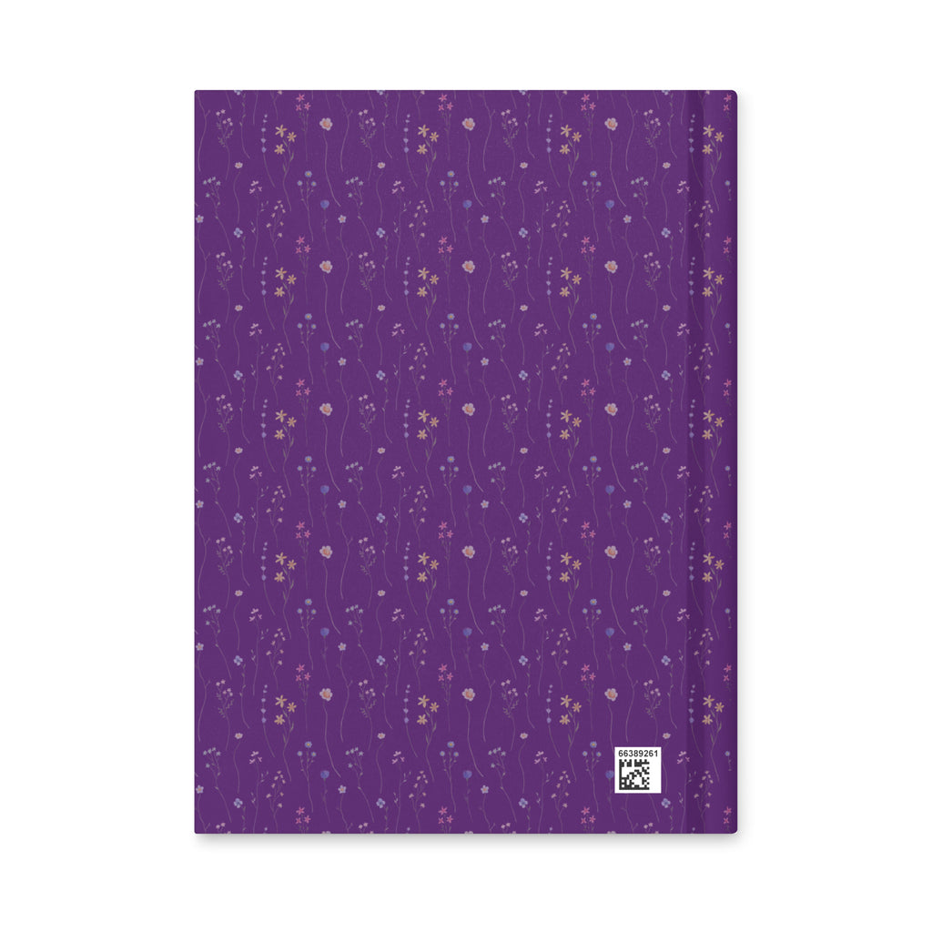 Floral - Plum Hardcover Journal