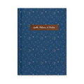 Floral - Navy Hardcover Journal
