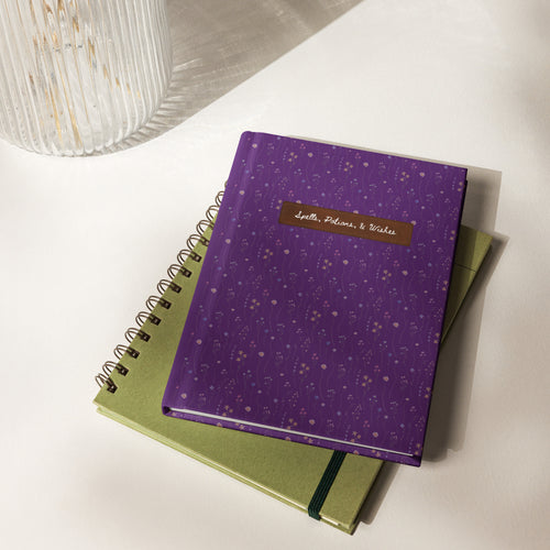 Floral - Plum Hardcover Journal