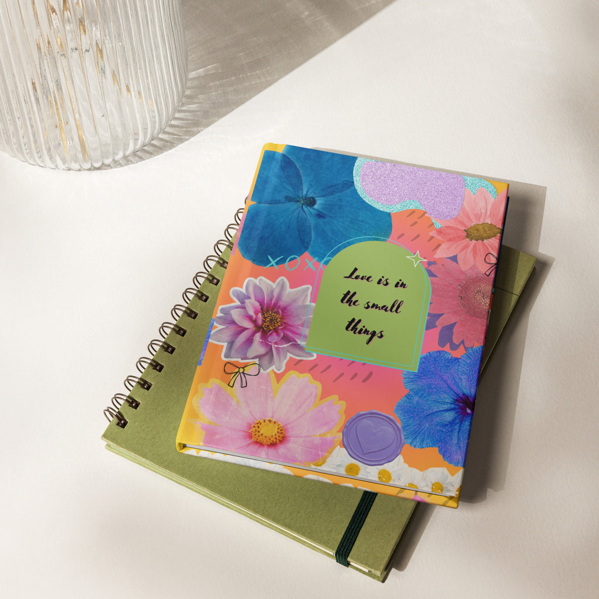 Love is in the Small Things Hardcover Journal.