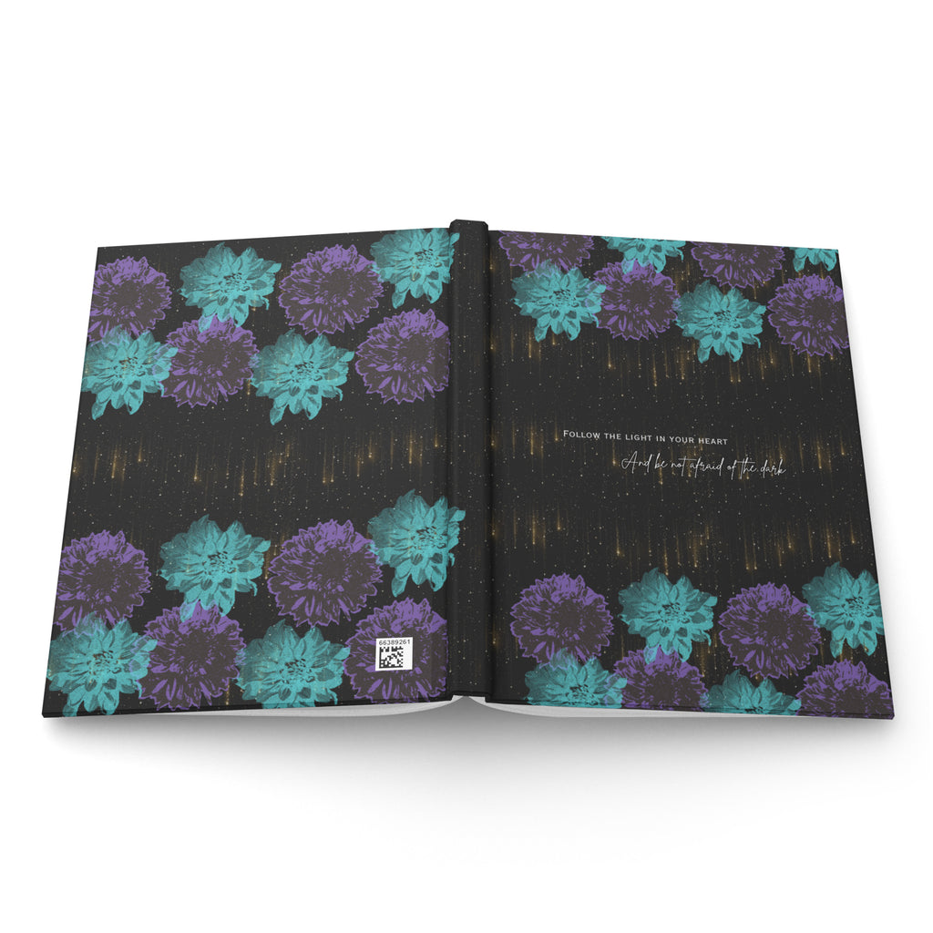 Follow the Light Dark Hardcover Journal
