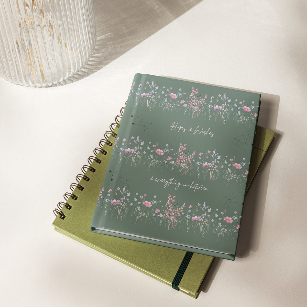 Floral Hardcover Journal