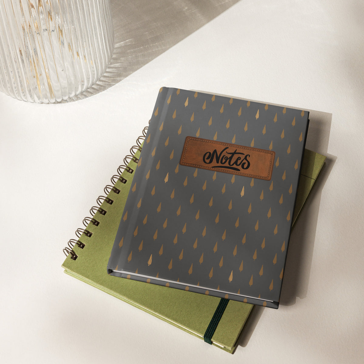 Notes - Gray Hardcover Journal