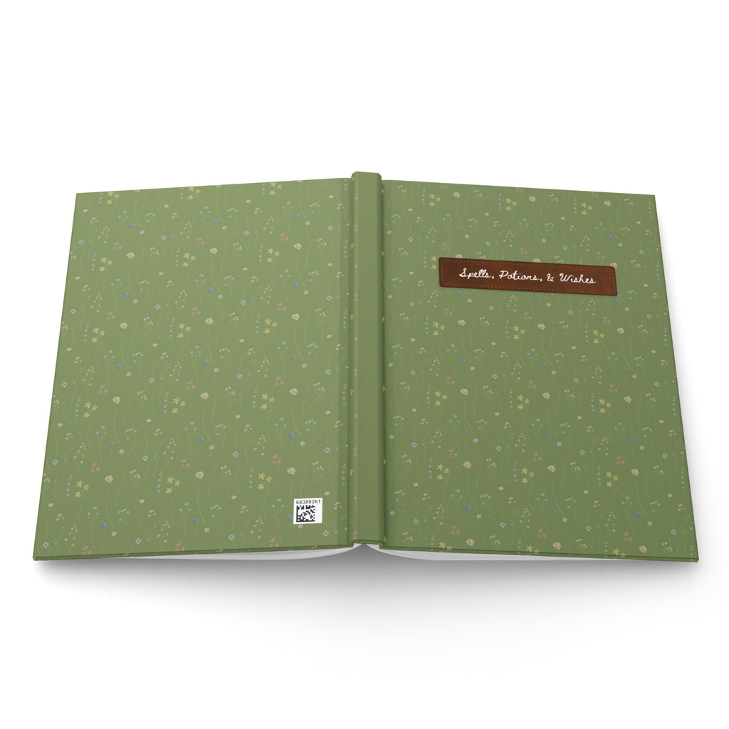 Floral - Green Hardcover Journal